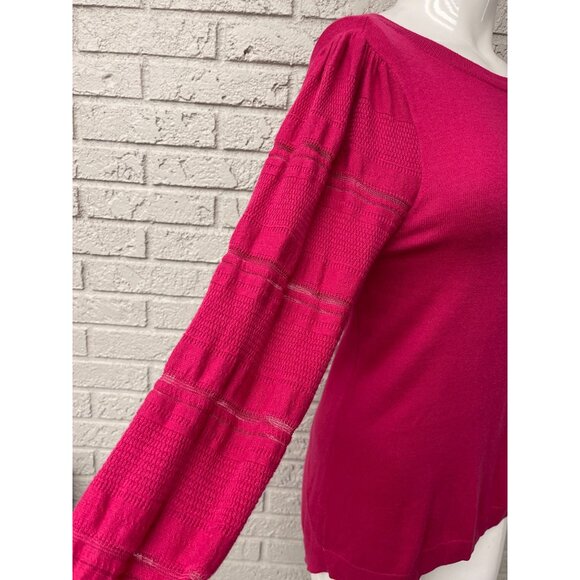 Blu Dahlia Women Long Sleeve Twisted Split Back Design Sweater Tunic Size M - Picture 7 of 13